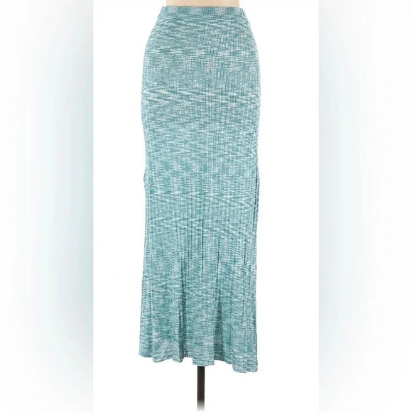 NWT L*Space Zephyr Top and Midi Skirt in Poolside Blue Size Large - Picture 4 of 7